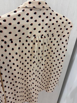 Blusa Cortefiel Estampada Beige