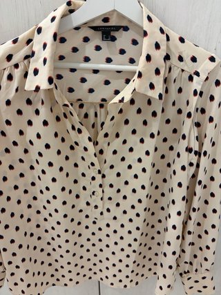 Blusa Cortefiel Estampada Beige