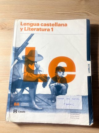 Lengua castellana y literatura 1, Le Bachillerato