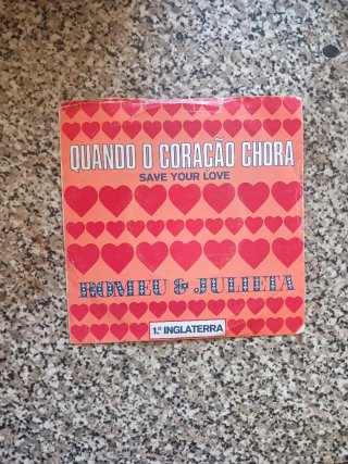 Disco Vinil Single Quando o Coração Chora