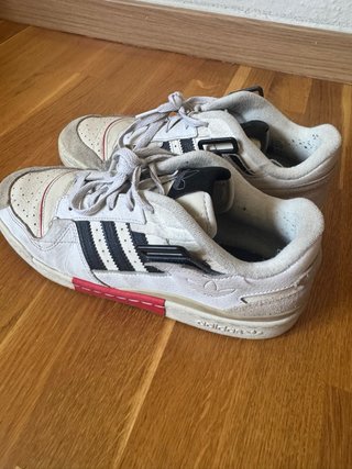 Zapatillas Adidas Forum Low Blancas Rojas