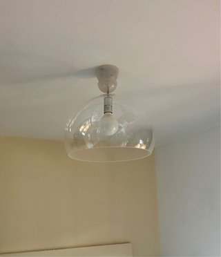 Lampada da soffitto Kartell Fly Cristal Trasparente