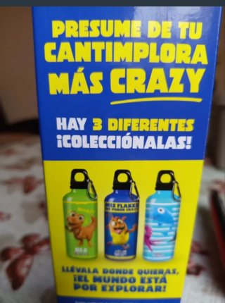 Botella Choco Flakes Azul
