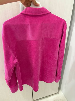 Camisa pana Zara fucsia