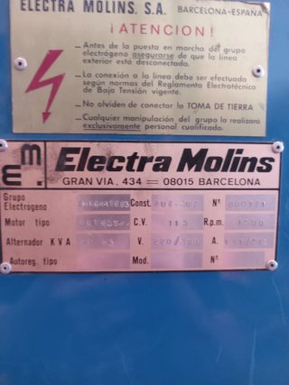 Generador Eléctrico 93 KVA