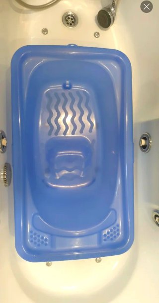 Bañera cambiador Jane Splash azul
