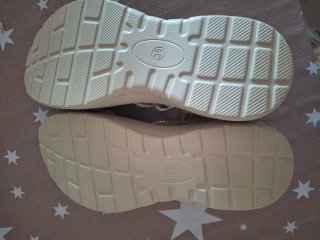 Sandalias marrón claro mujer