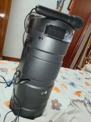 Altavoz portátil karaoke con luces LED