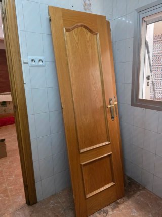 2 Puertas Madera Maciza 62x198cm