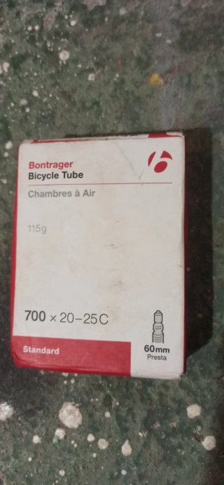 Cámara Bontrager 700x20-25C Presta 60mm