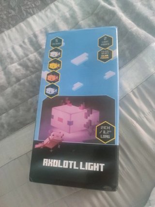 Lámpara infantil tipo Minecraft