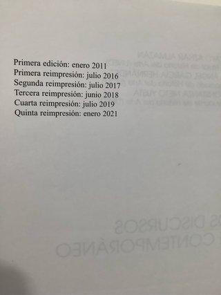 Los discursos del Arte Contemporáneo