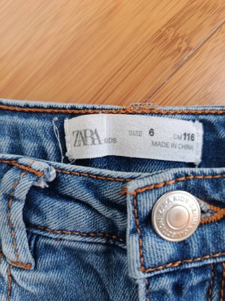 Minifalda vaquera Zara Talla 6