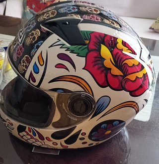 Chaqueta Moto Mujer Talla M + Casco Integral