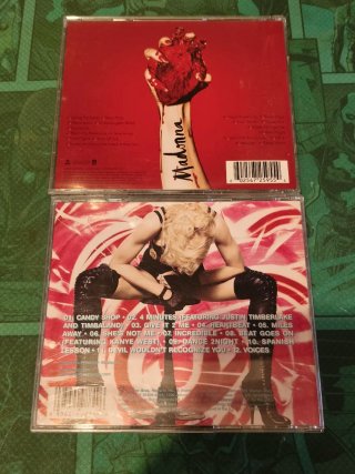 2 CDs Madonna Hard Candy Rebel Heart
