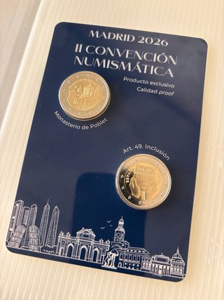 II Convención Numismática Madrid 2026 – Coincard