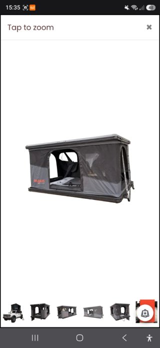 Tienda de campaña para coche
