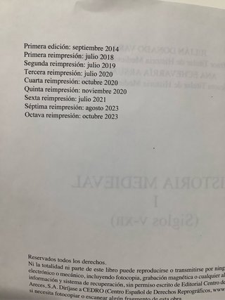Historia Medieval I Siglos V-XII