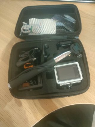 Cámara Eken 4K Ultra HD Negra tipo GoPro