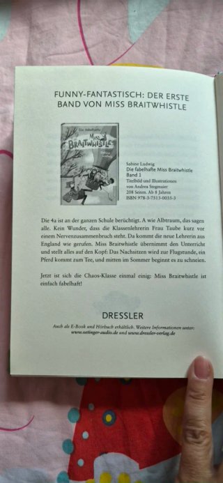 Miss Braitwhistle 5. Klassenreise mit Miss Brai...