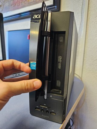Torre PC Acer Negra y Plateada