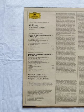 Mozart Vinili Musica Classica
