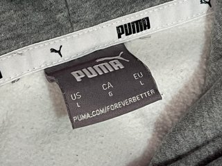 Sudadera Puma Blanca y Gris -Talla L- como nueva
