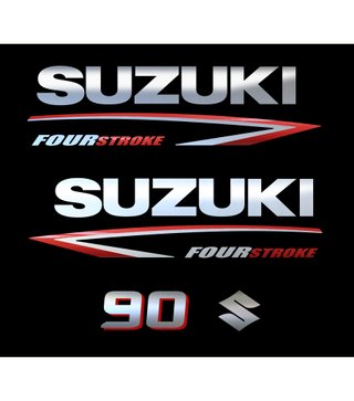 Pegatinas Suzuki 90 Fourstroke Motor Fuera Borda