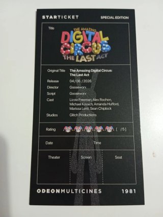 Entradas Digital Circus The Last Act