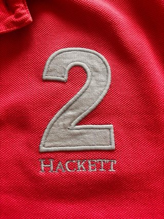 Hackett London Polo Rosa Talla S Y2K Summer Style