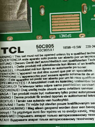 soporte, peana de TCL 50C805X1,