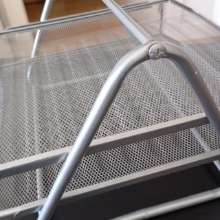 Organizador de escritorio de metal para mesa