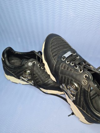 Zapatillas Philipp Plein Skull Negras Originales