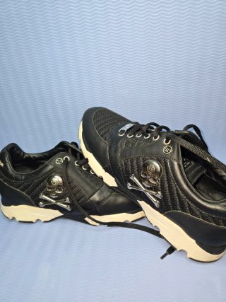 Zapatillas Philipp Plein Skull Negras Originales