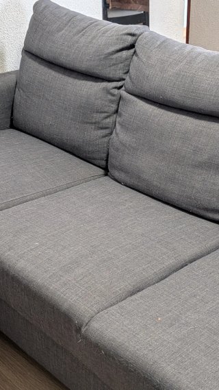Sofá 3 plazas gris Ikea