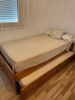 Cama nido infantil con 2 colchones