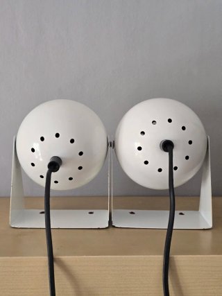 Set 2 Lampade Spot Vintage Anni 70