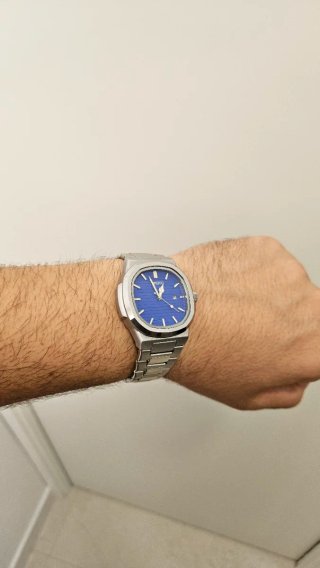 Reloj Seiko Mod Nautilus Azul/Plateado