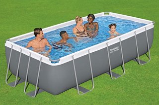 Set piscina fuori terra Steel Pro Max da 404x201x1