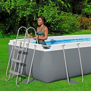 Set piscina fuori terra Steel Pro Max da 404x201x1