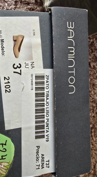 Zapatos CAMPOS SAVA Beige Talla 37