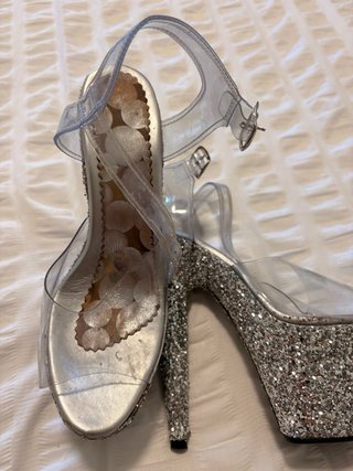 Tacones Pole Dance Plataforma Glitter