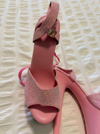 Tacones Pole Dance Plataforma Glitter