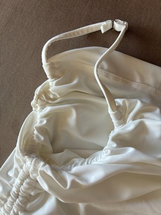 Vestido blanco mini verano Talla M
