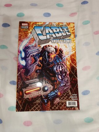 Cable Amor y Cromo Cómic Marvel