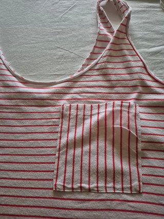Camiseta Zara tirantes rayas S