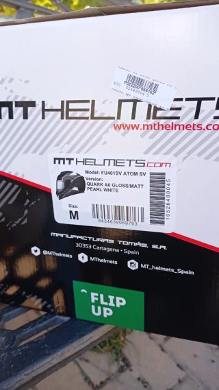 Casco Moto Modular MT Negro