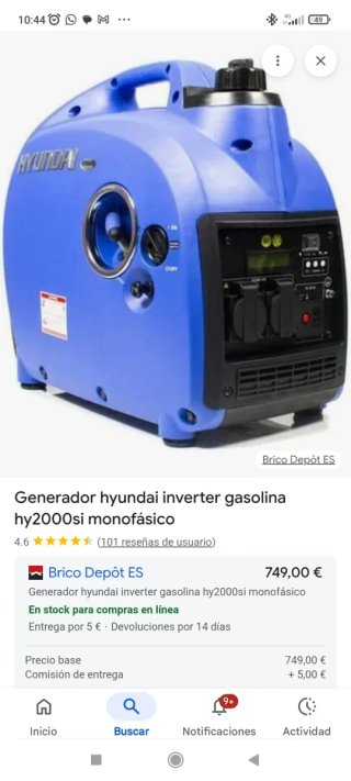 Generador Hyundai Inverter HY2000Si