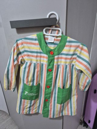Bata de Colegio Talla 3 Rayas
