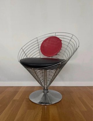 Silla Verner Panton Wire Cone 1988